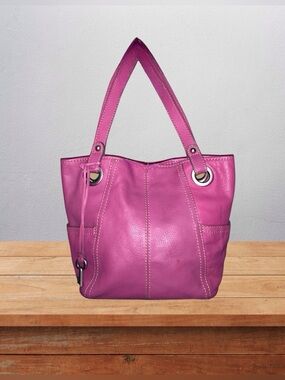 Pink Fossil Hobo Bag